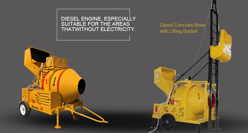 Mezcladora concreto de diesel JZR