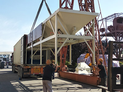 La planta de hormigón HZS60 fue enviada al sudeste asiático el 6 de junio