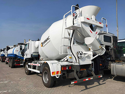 El camión mezclador de concreto de 6m3 se entregó a un país sudamericano.